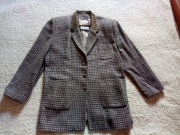 marynarka żakiet wełna wełniana r.44 L pepitka