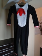 Kostium przebranie dla dzieci kombinezon kot dr seuss r.4/6 lat