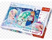 Puzzle Trefl Kraina Lodu 54 elementy Frozen Elza Anna Olaf
