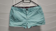 Spodenki Superdry r. S pas 80 cm Chino miętowe