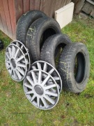 Opony r14 zima +kolpqki