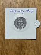 Moneta 20 groszy 1976