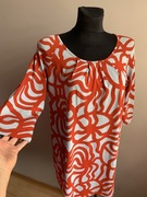 Marimekko kolorowa sukienka tunika wzory Marimekko L 40