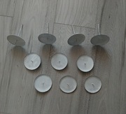 Stojak na świece adwentowe do stroika metalowe