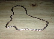 Srebrny łańcuszek "Ziarna kawy". Pr. 925.