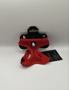 Czerwone szelki bezuciskowe dla psa marki Truelove