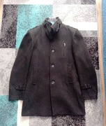 Płaszcz męski czarny jesienny rozmiar L