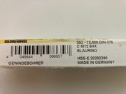 GUHRING GWINTOWNIK M12 6HX HSSE 393 DIN 376