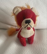 Stara Vintage figurka przywieszka Red Lion 8cm