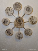 Dekoracja ścienna ,kwiaty