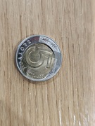 Moneta 5 zł z detektem menniczym