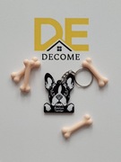 Personalizowany brelok z psem, Boston terrier
