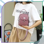 Torebka mini saszetka damska na telefon portfel różowa