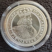 TALAR KORONNY JANA KAZIMIERZA WAZY z 1661 r. 20g Ag999 KOPIA + certyfikat