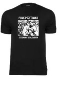 Koszulka Punk przeciwko systemom totalitarnym. nowa