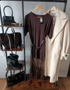 Sukienka z koronką uni S M L czekolada Cocomore La Milla 