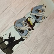 Deska snowboardowa VOLKI EXCELL  + wiązania. 124 cm