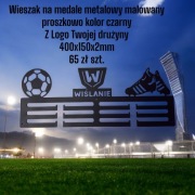 Wieszak na medale z herbem Twojego klubu 