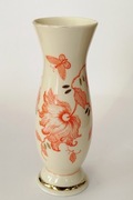 Wazon porcelanowy Schirnding Bavaria motyl kwiaty Art Deco 