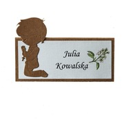 Winietka komunijna na komunię boho eko chłopiec