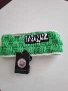 Opaska narciarska ciepla w kolorze zielonym