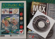 2 KSIĄŻKI do nauki 3D STUDIO stare wersje + płyta z dodatkami / DO KOLEKCJI