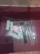 Zestaw do makijażu.Gąbka, pędzle wysokiej jakości!