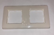 Ramka podwójna LEGRAND CARIVA kremowa - nowa