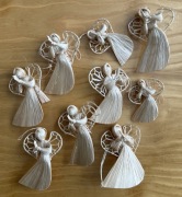 [74] Zawieszka choinkowa Aniołek 9szt