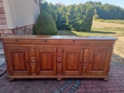 Komoda dębowa, długa