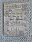 Das Ende der jüdischen Familien in den Dörfern, die zu der Synagogen...