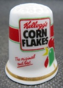 Naparstek Kolekcjonerski Porcelanowy znana Kellogg's Corn Flakes