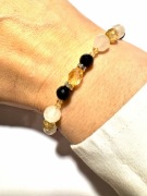 Bransoletka intencyjna z kamieni naturalnych "ŚWIATŁO I INTUICJA"