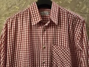 Elegancka austryjacka Tyrolska koszula myśliwska L.Guziki rogowe. 
