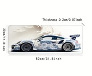 Duża podkładka pod mysz do jazdy na torze Ocean Wave - Antypoślizgowa