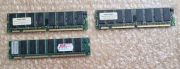 Zestaw SDRAM 512MB PC133 - 2x128 Mb + 1x256Mb - do komputera retro PC