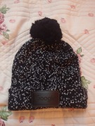 Czarna zimowa czapka z pomponem Google 