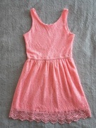 Koronkowa elegancka sukienka na ramiączkach H&M 146 - 152 jak nowa