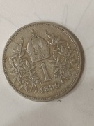 Austro-Wegry 1 korona 1899r. Franciszek Jozef I srebro 5g.835 