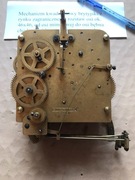 Mechanizm kwadransowy brytyjski osie 46x46 od minutowej do chodu 35 mm