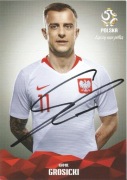 Kamil GROSICKI autograf! Oficjalna karta PZPN POLSKA 