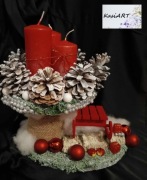 Stroik świąteczny 2 poziomy