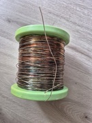 Drut 1m 1mm CuAg Cu+Ag Cu Ag miedziowo-srebrzany miedź srebro