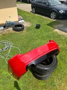 BMW 4 ZDERZAK TYŁ BMW F32 F33 F36 SPORT LINE CZERWONY