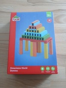 Drewniane Klocki Domino – 100 elementów – Playland