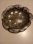 Miska ozdobna patera na owoce metal wiekowa