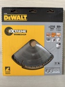 Tarcza Pilarska DeWalt 216mm różne ilości zębów