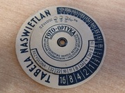 Tabela naświetlań Foto-Optyka