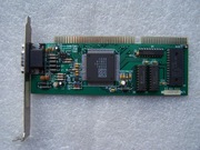 Bardzo stara karta graficzna model AVGA z 1992 roku   ISA
