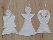 OZDOBY ŚWIĄTECZNE WYKONANE HAFTEM 3 szt (14)